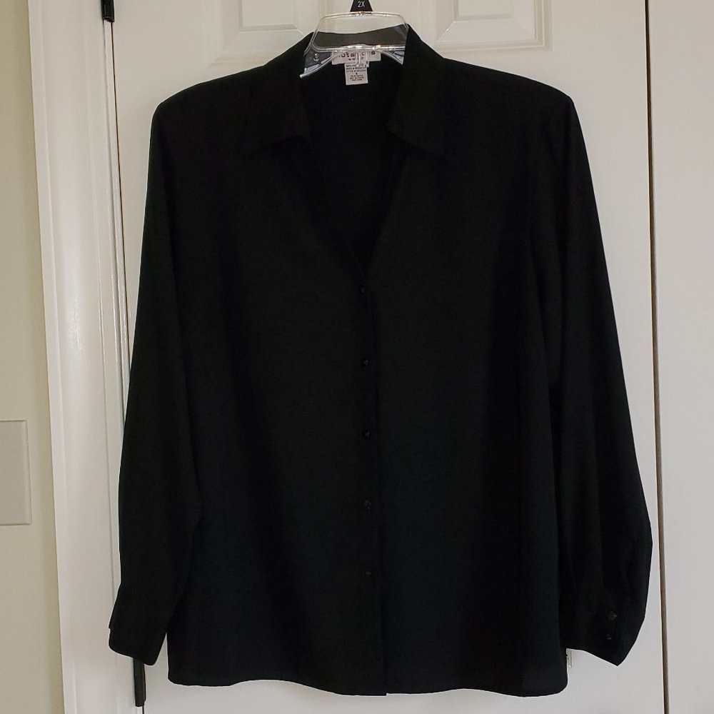 Black Notations Blouse.